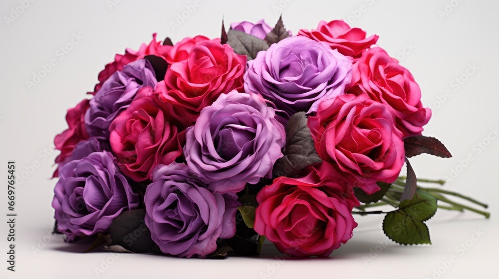 Bouquet Artificial Purple Red Pink Roses, Background Image,Valentine Background Images, Hd