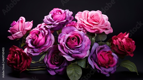 Bouquet Artificial Purple Red Pink Roses  Background Image Valentine Background Images  Hd