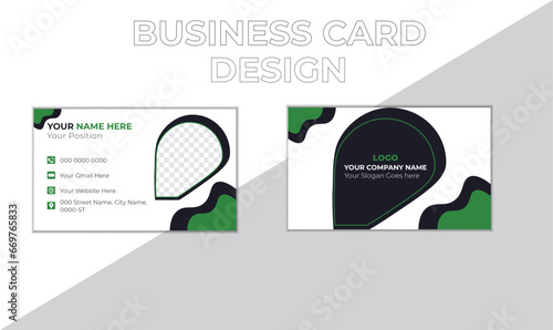 It is a business card promoting a company. Well-done, eye-catching position being filled. This business
card is appropriate for any industry and is designed for a corporate business.
