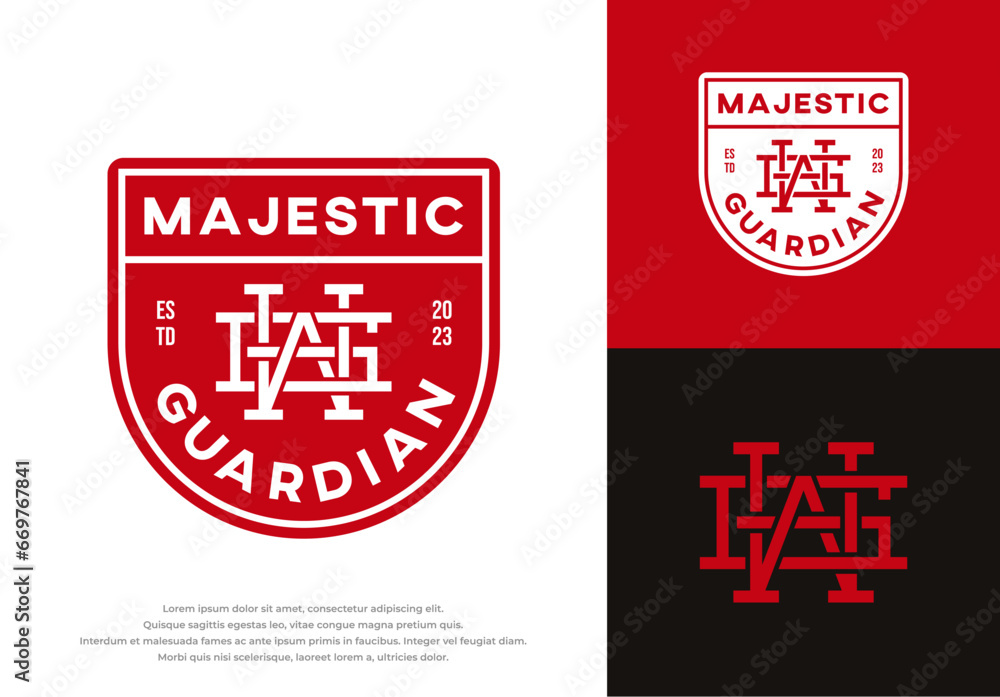 GW or WG Monogram Initial Letter Badge Logo Design for your brand identity GW or WG Monogram Initial Letter Badge Logo Design for your brand identity