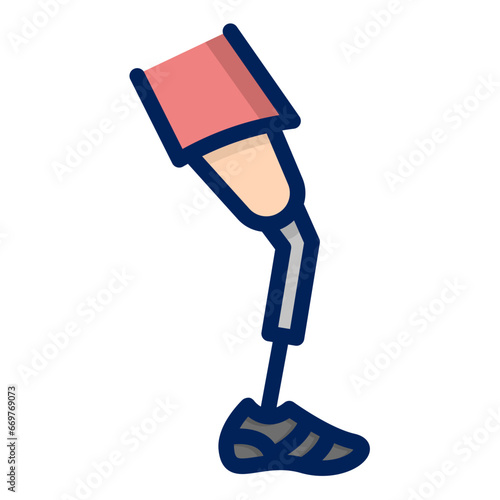 prosthetic leg