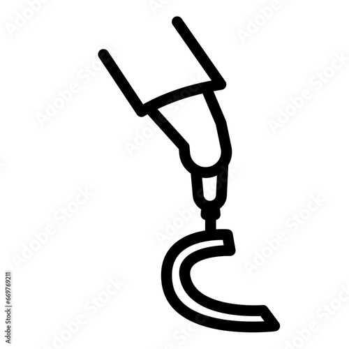 prosthetic leg