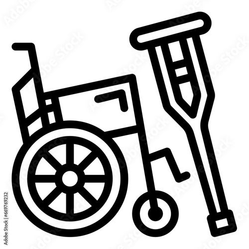 Wheelchair and Crutches