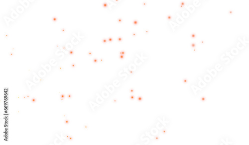 Burning yellow-orange sparks rise from fire ,Fire Particles
