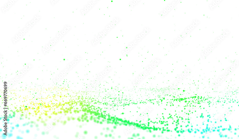 3D abstract digital technology green light particles wave
3D abstract digital technology green light particles wave