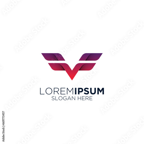 cool automotive business gradient logo design