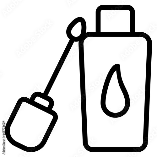 lip cream icon with outline style and pixel perfect base. Suitable for website design, logo, app and UI. Based on the size of the icon in general, so it can be reduced.