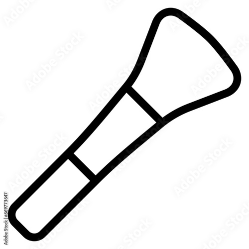 stippling brush icon with outline style and pixel perfect base. Suitable for website design, logo, app and UI. Based on the size of the icon in general, so it can be reduced.