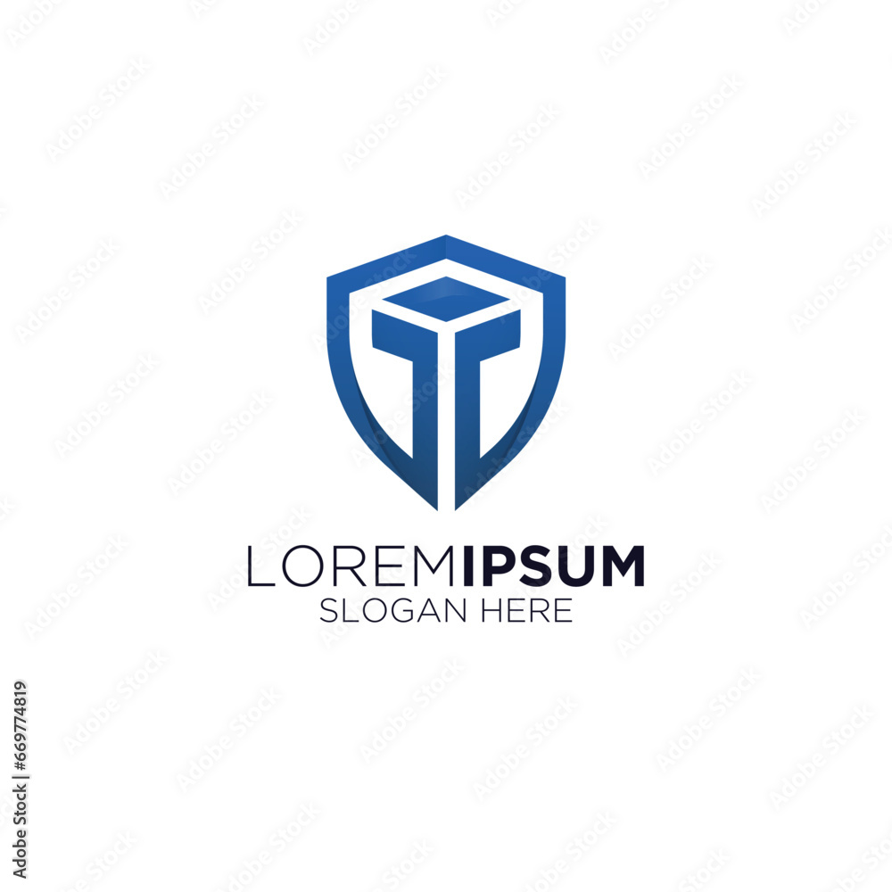 simple modern line symmetrical logo simple modern line symmetrical logo