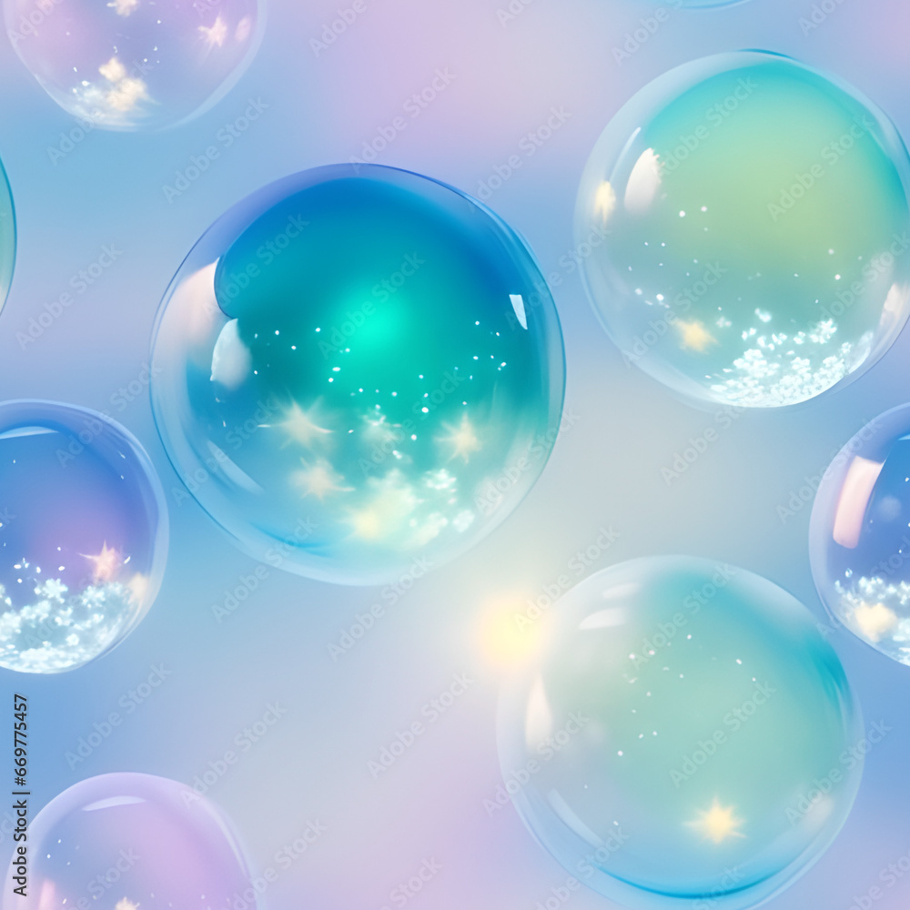 Sparkling Bubble Pattern Sparkling Bubble Pattern