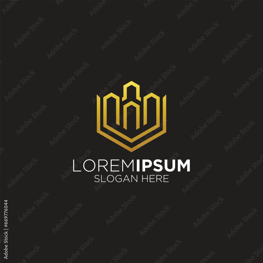 simple, elegant building logo simple, elegant building logo