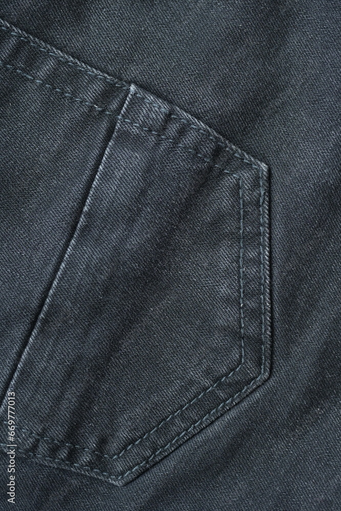 black denim clothing texture background, textile of pants fashion black denim clothing texture background, textile of pants fashion