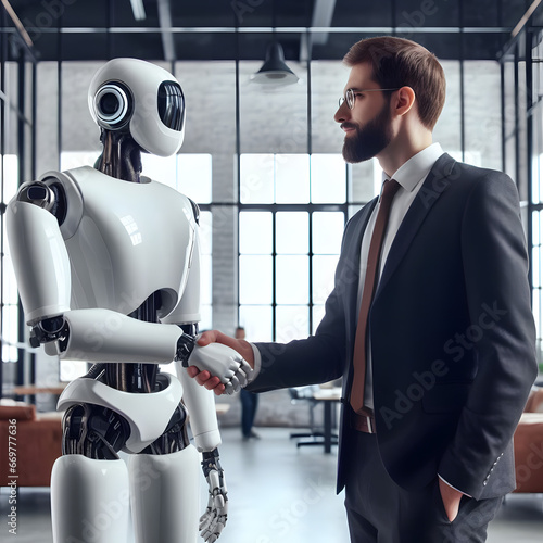two businessmen shaking hands