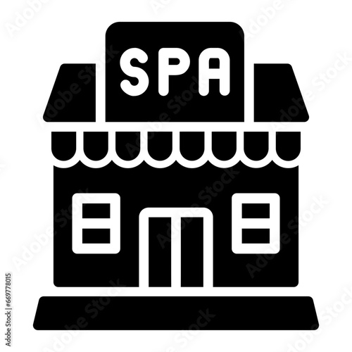 spa center Solid icon