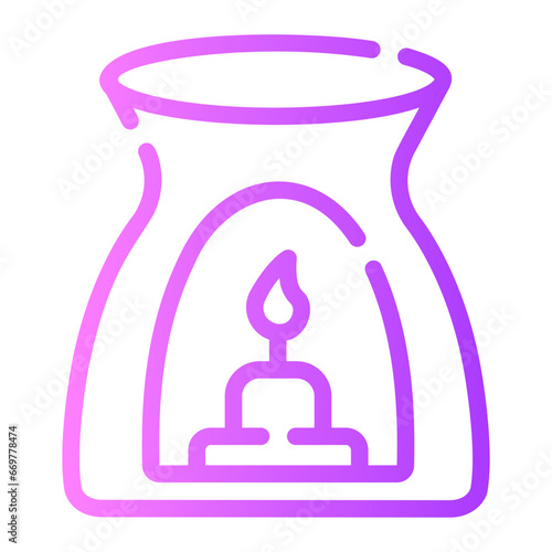 aromatherapy Line Gradient Icon