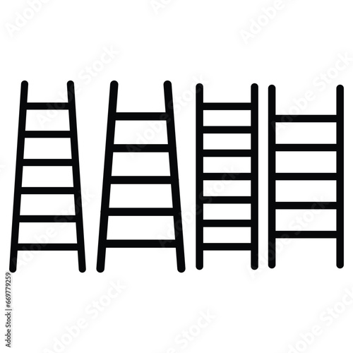 free vector ladder logo template