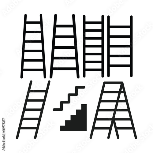 free vector ladder logo template