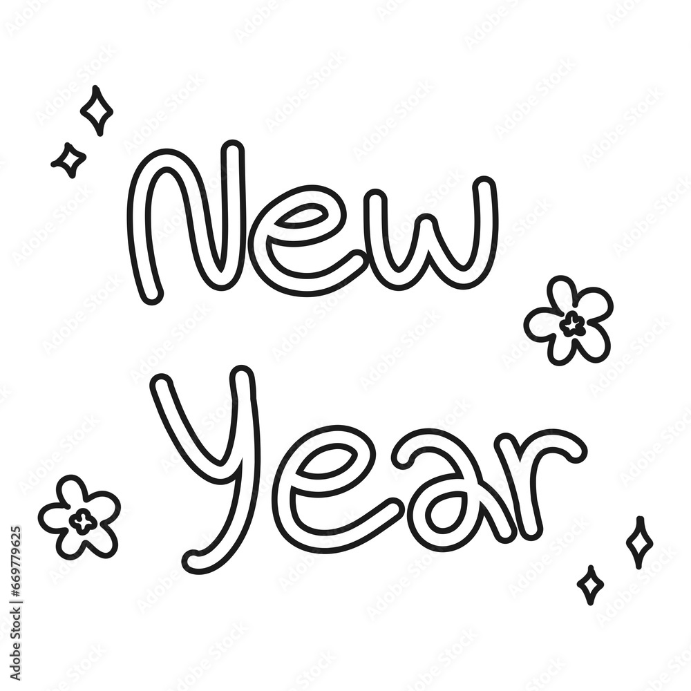 Obraz premium happy new year