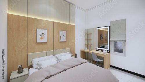interior design home minimalis  with hpl finish © APE