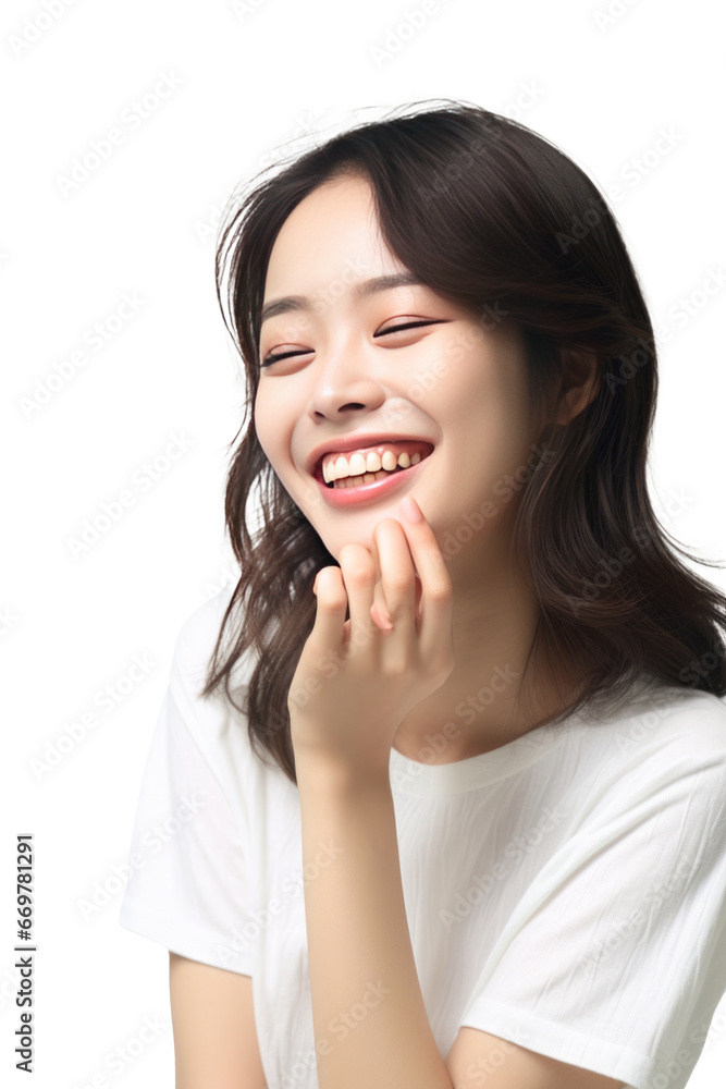 asian woman, elegant profile, gentle smile, pristine attire isolated transparent background asian woman, elegant profile, gentle smile, pristine attire isolated transparent background