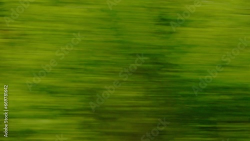 Motion blur of high speed textures as seen from the window of a fast moving train