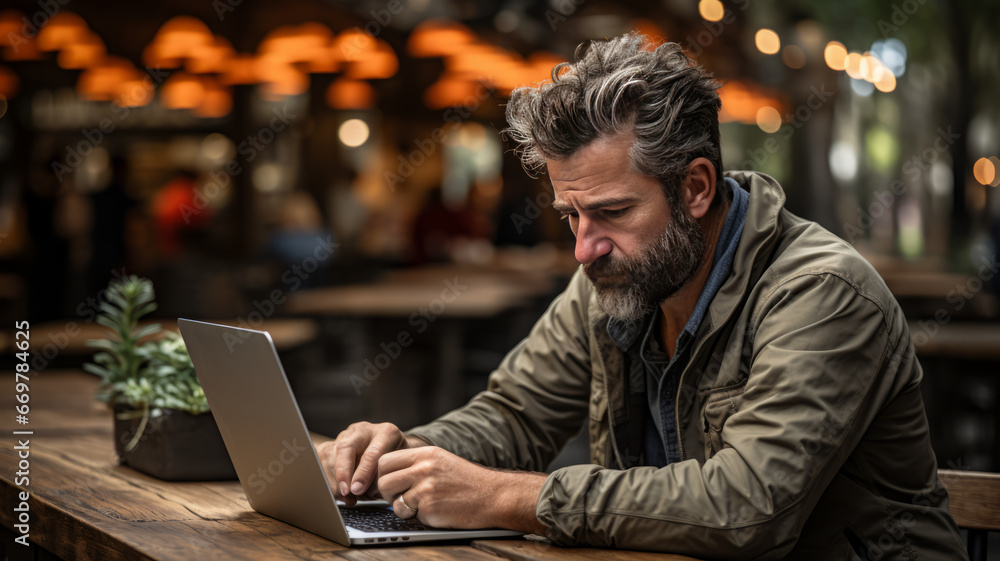 Stressed businessman facing work pressures. Stressed businessman facing work pressures.