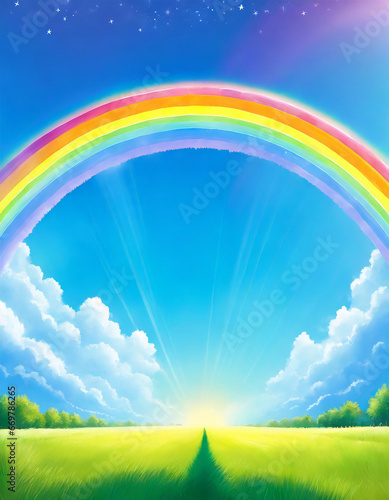 Arcoiris Paisaje Infantil