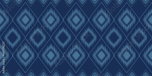 Geometric ethnic pattern seamless flower color oriental. seamless pattern. Design for fabric, curtain, background, carpet, wallpaper, clothing, wrapping, Batik, fabric,Vector illustration