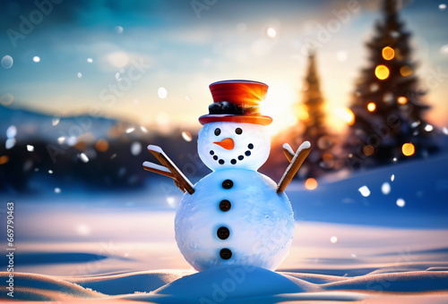 Frosty the Snowman: A Holiday Season Concept © Eliane