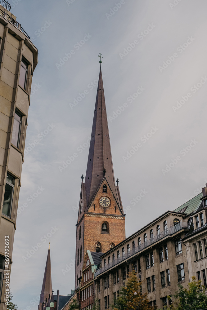 St. Peter Church in Hamburg, Germany