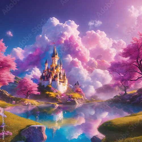 Graphics Generative AI image of Beautiful Wonderland scene  © Sushma