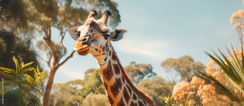 Obraz premium Sydney zoos giraffe