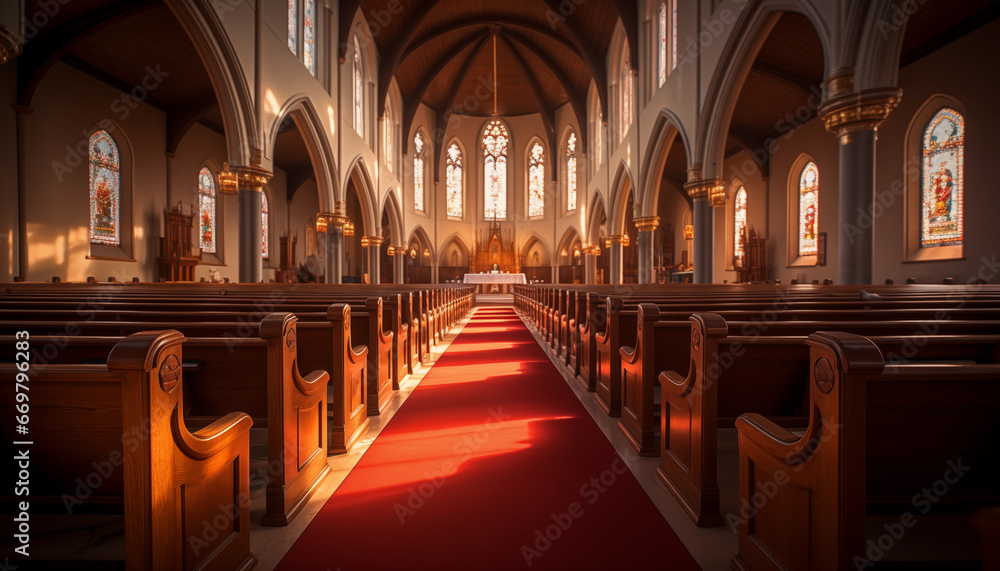Catholic churches with beautiful lights