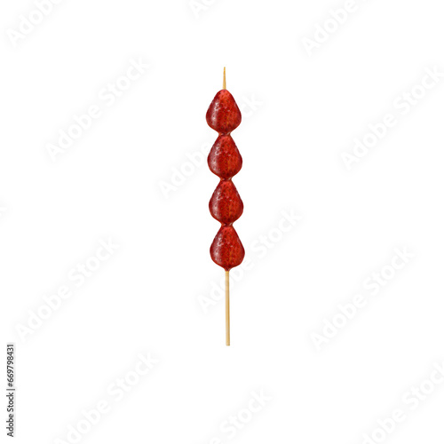 Tanghulu is chinese traditional snack