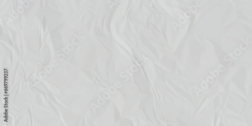 White crumpled paper texture. White wrinkled paper texture. White paper texture. White crumpled and top view textures can be used for background of text or any contents.
