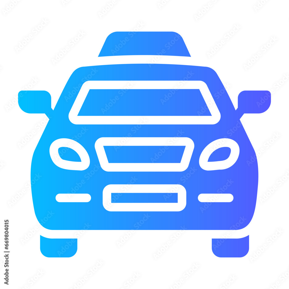 taxi Gradient icon taxi Gradient icon