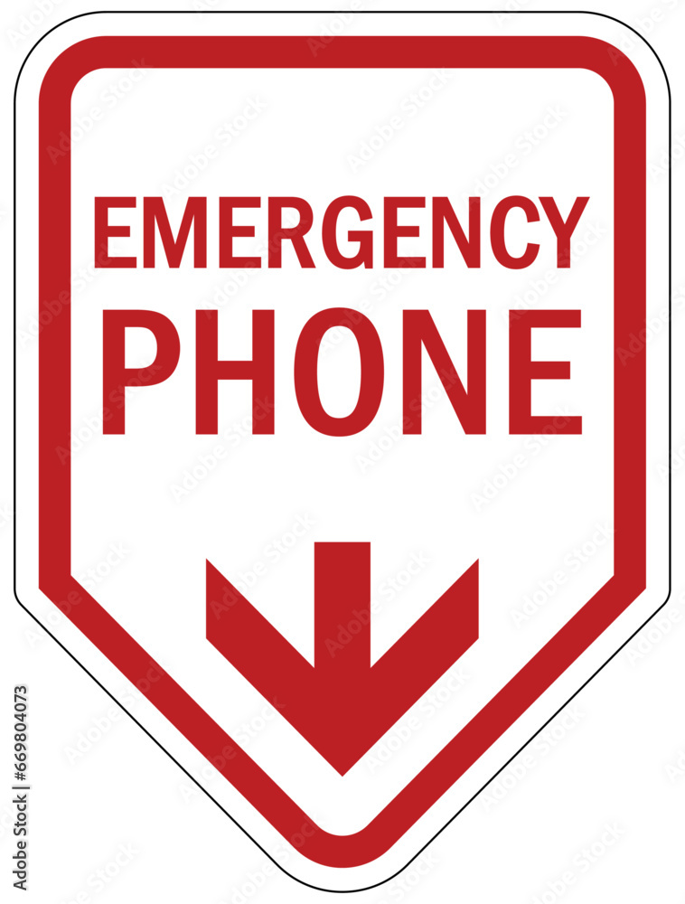 In case of emergency call 911 sign In case of emergency call 911 sign