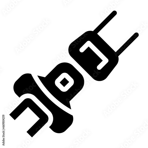 seat belt Solid icon