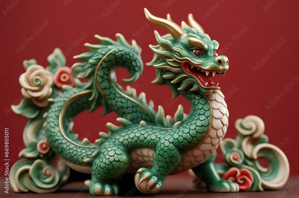 龍のオブジェ、干支、素材背景|Dragon object. zodiac. material background. Generative AI 龍のオブジェ、干支、素材背景|Dragon object. zodiac. material background. Generative AI