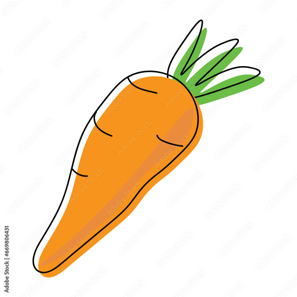 Vegetables elements. Hand drawn vector illustration. Vegetables elements. Hand drawn vector illustration.