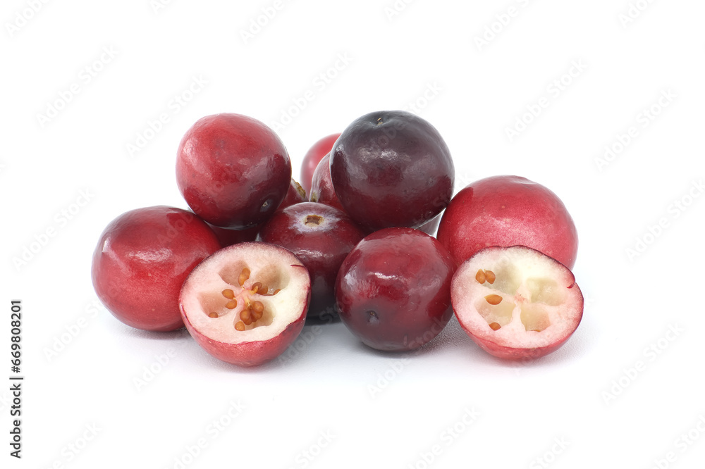 Delightful assortment of red fresh cranberries Delightful assortment of red fresh cranberries
