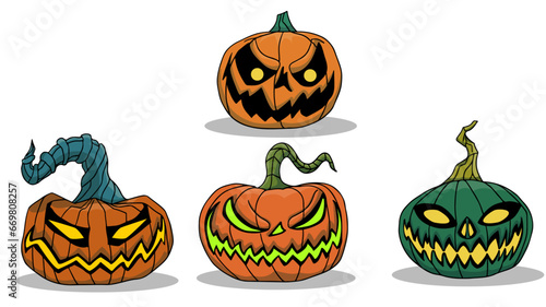 Calabazas de Halloween (Diferentes estilos)