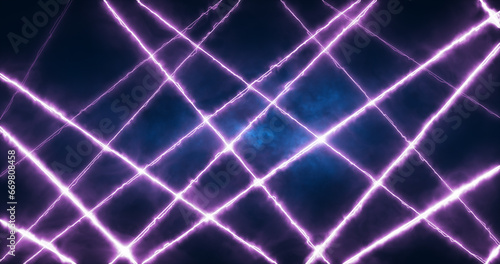 Abstract purple energy lines magical glowing background © Bolbik
