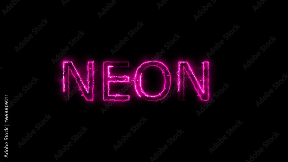 Abstract beautiful color neon texture illustration black background