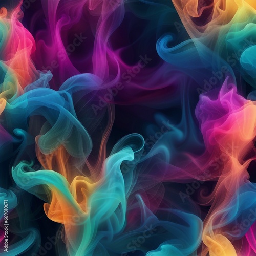 colorful gradient flowing smoke illustration background