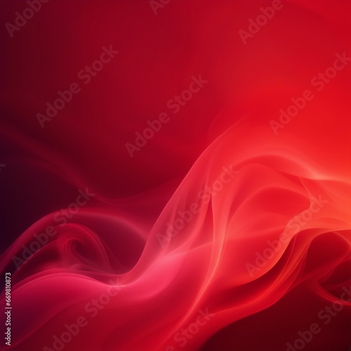 flowing red gradient smoke illustration background
