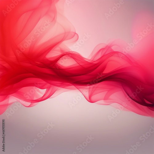 flowing red gradient smoke illustration background