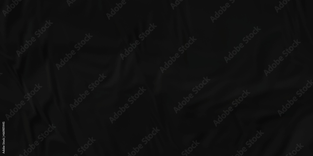 Dark black wrinkled paper crumpled texture. black fabric textured crumpled black paper background. panorama black paper texture background, crumpled pattern texture background. Dark black wrinkled paper crumpled texture. black fabric textured crumpled black paper background. panorama black paper texture background, crumpled pattern texture background.