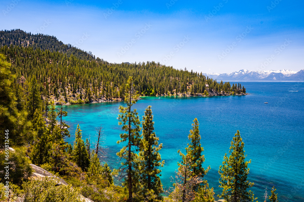 Lake Tahoe / DL Bliss with Perfect Clear Blue Water