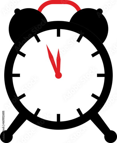 Table clock illustration